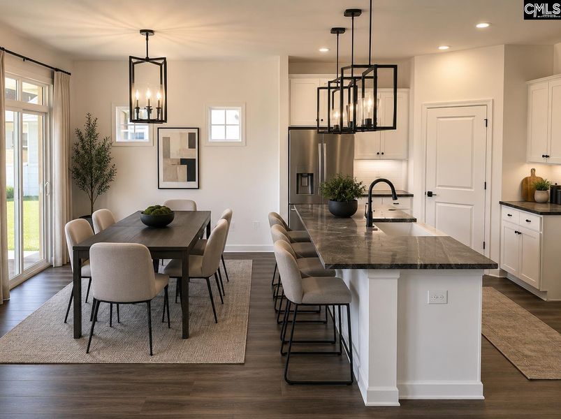 Furnished interior view inside a new home in Bickley Station, Irmo (Image 6). Furnished interior view inside a new home in Bickley Station, Irmo (Image 6).