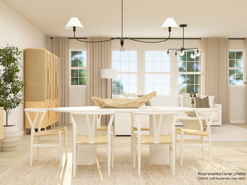 Furnished interior view inside a new home in Village of Waxhaw, Waxhaw (Image 8).