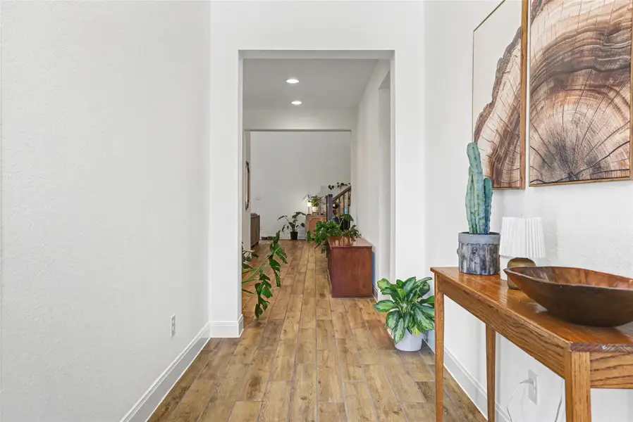 Furnished interior view inside a new home in Wolf Ranch, Georgetown (Image 5).