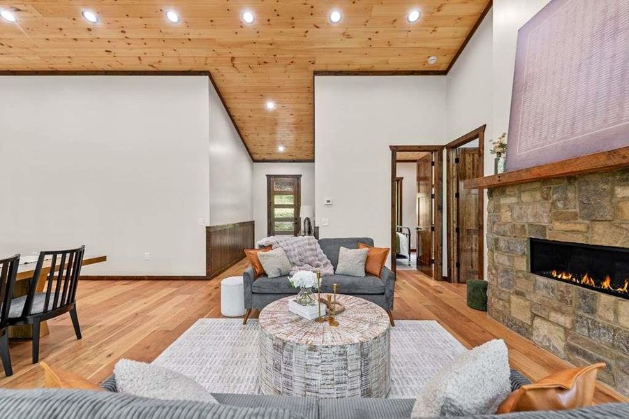 Furnished interior view inside a new home in , Blue Ridge (Image 8).