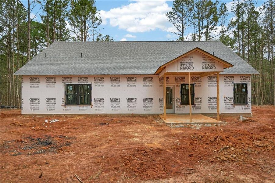 In-progress construction of a new home in , Taylorsville, GA (Image 34).