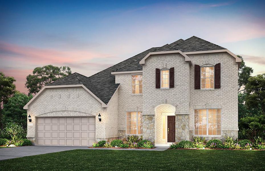 NEW CONSTRUCTION: Beautiful two-story home available at Wellington in Fort Worth