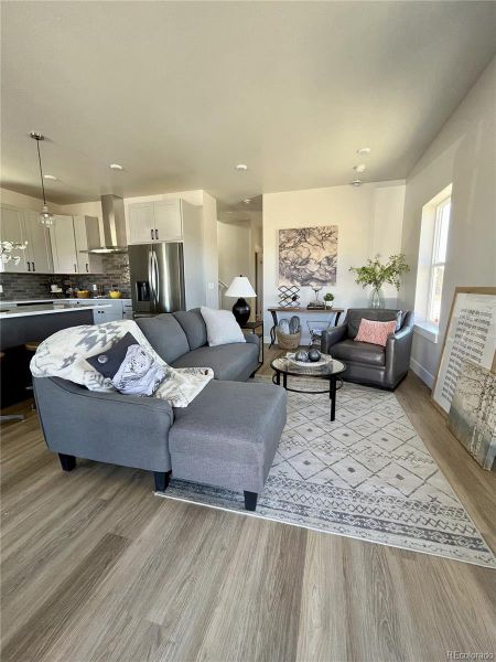 Furnished interior view inside a new home in , Leadville (Image 9).