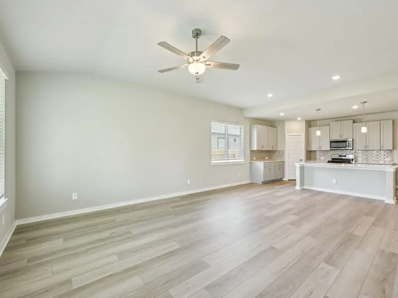 Spacious, unfurnished interior of a new home in Granger Pointe - Premier Series, Conroe (Image 17). Spacious, unfurnished interior of a new home in Granger Pointe - Premier Series, Conroe (Image 17).