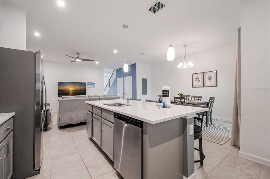 Furnished interior view inside a new home in , Kissimmee (Image 49).