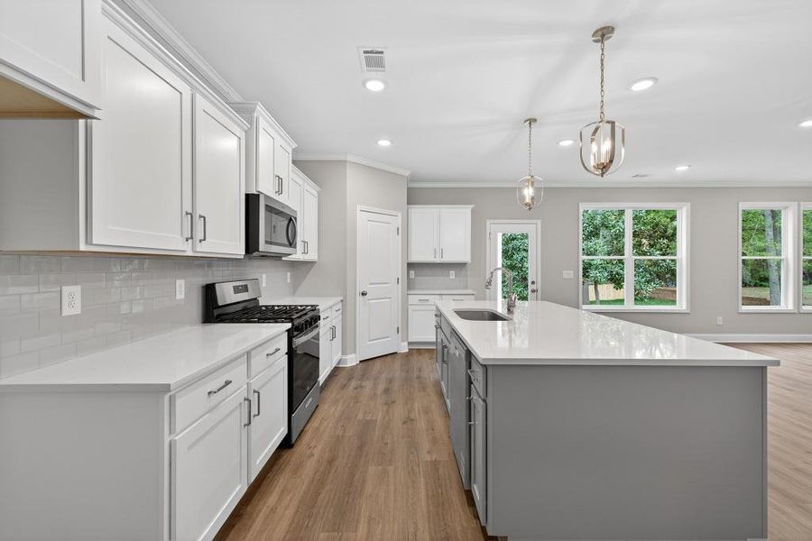 Furnished interior view inside a new home in , Sugar Hill (Image 8).