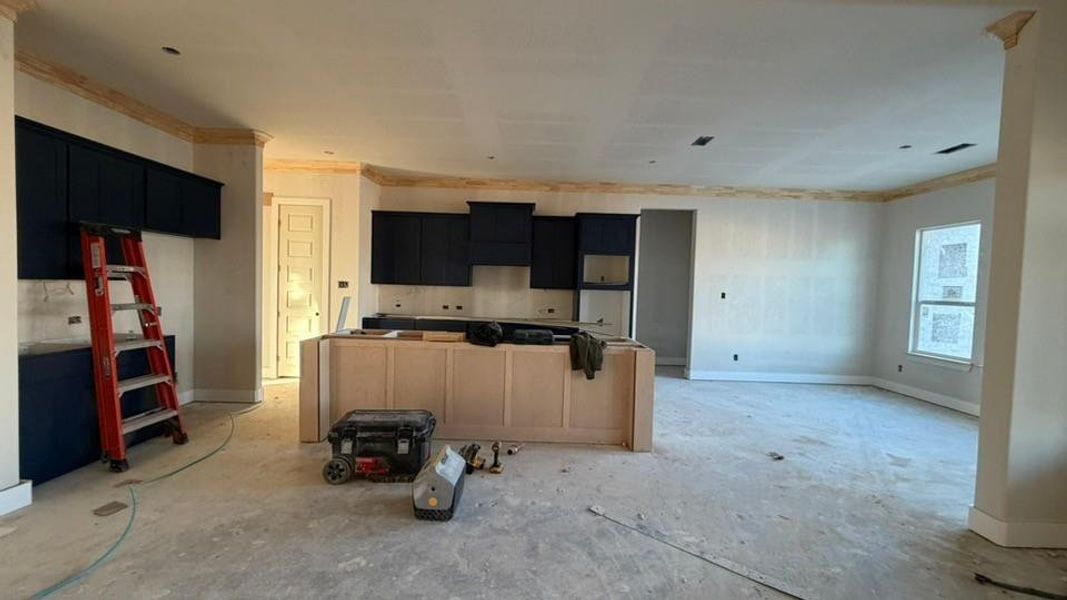 In-progress construction of a new home in Grayson Ridge, Van Alstyne, TX (Image 5).