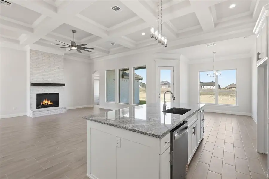 Furnished interior view inside a new home in , Weatherford (Image 6). Furnished interior view inside a new home in , Weatherford (Image 6).