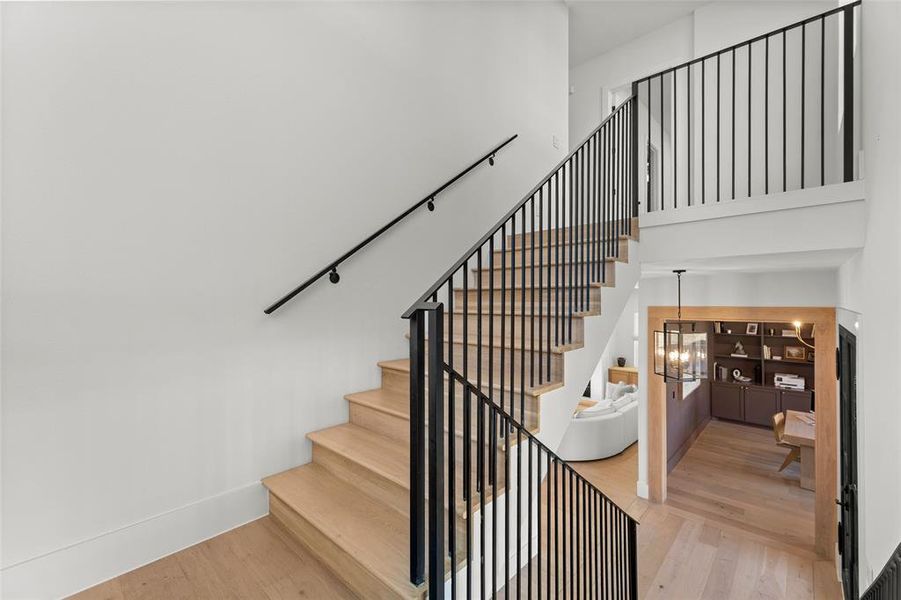 Furnished interior view inside a new home in , Dallas (Image 33).