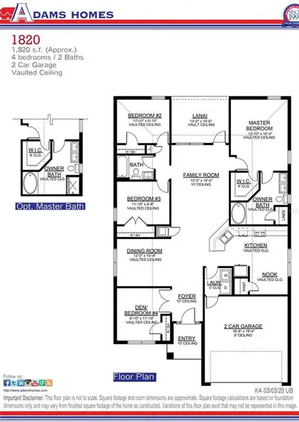 2D floor plan layout of this home in , Parrish, FL (Image 2). 2D floor plan layout of this home in , Parrish, FL (Image 2).
