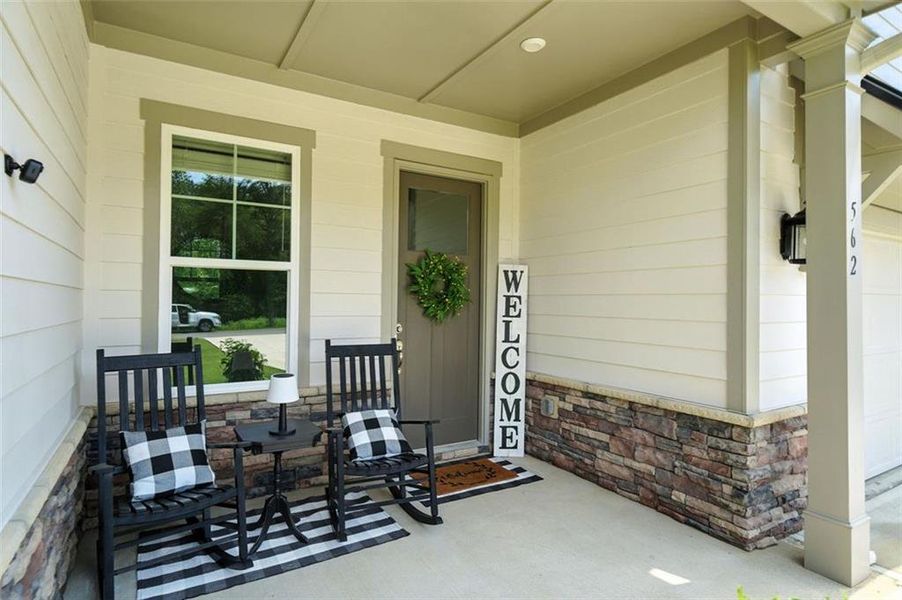 Furnished interior view inside a new home in , Ellijay (Image 27).