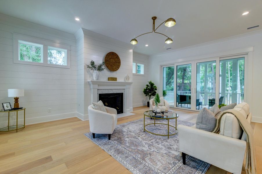Furnished interior view inside a new home in , Hollywood (Image 13).