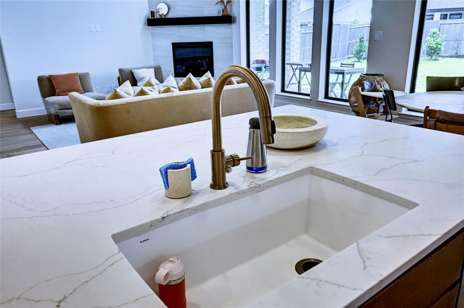 Close-up of interior finishes inside a home in , Fulshear (Image 19).