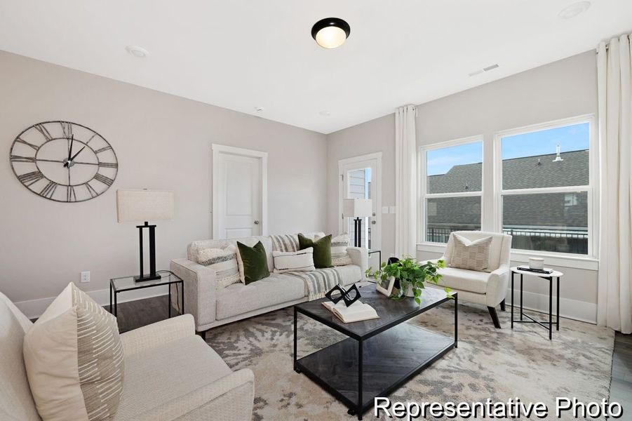 Furnished interior view inside a new home in Edgewater - The Cottages, Lancaster (Image 5).