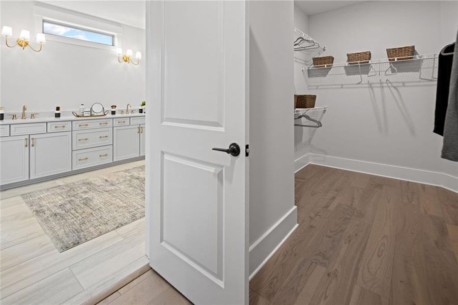 Furnished interior view inside a new home in Soleil Belmont Park, Canton (Image 5).