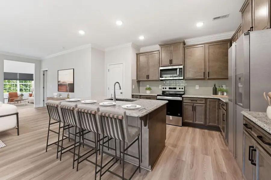 Furnished interior view inside a new home in Bell Meadows, Winnabow (Image 3).