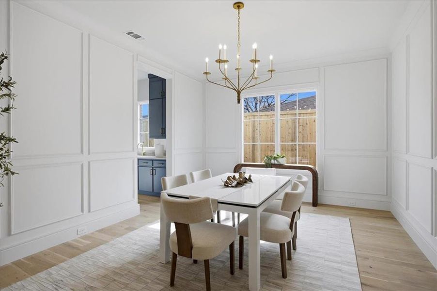 Furnished interior view inside a new home in , Dallas (Image 14).