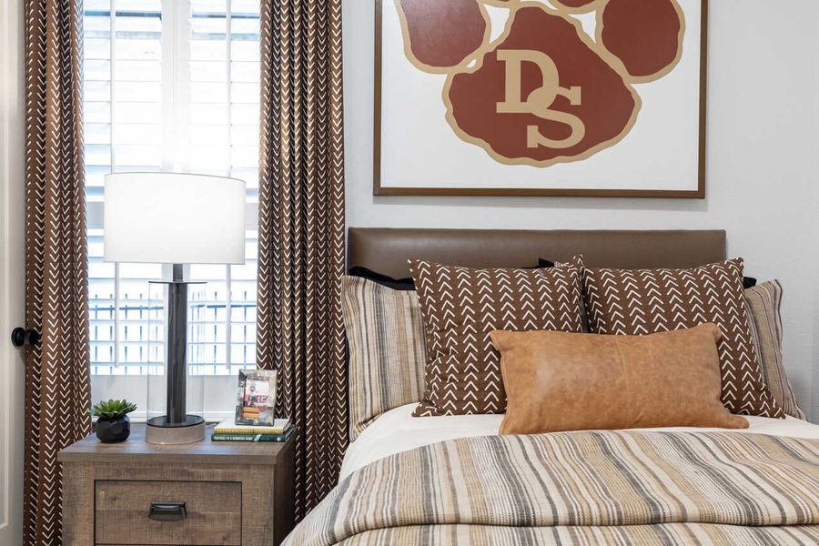 Representative Secondary Bedroom - some options shown