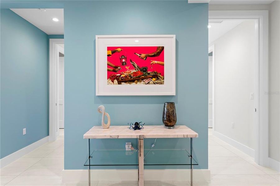 Furnished interior view inside a new home in , St. Petersburg (Image 16).