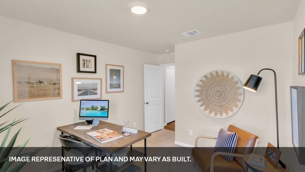 Furnished interior view inside a new home in Bar W Ranch, Leander (Image 9).