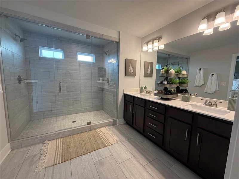 Furnished interior view inside a new home in The Towns at Auburn Station West, Auburn (Image 5).