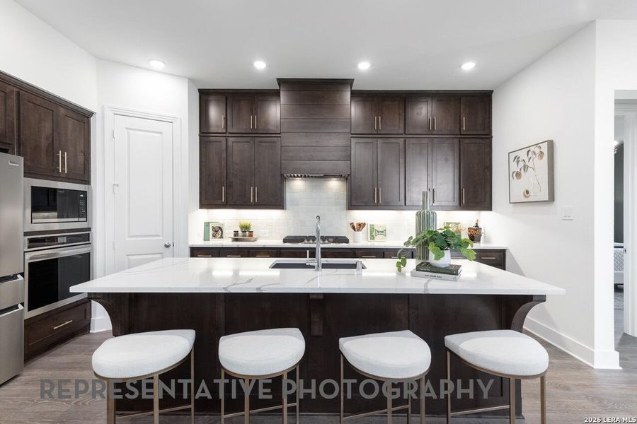 Furnished interior view inside a new home in Venado Crossing, Cibolo (Image 36).
