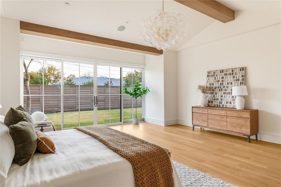 Furnished interior view inside a new home in , Dallas (Image 8).