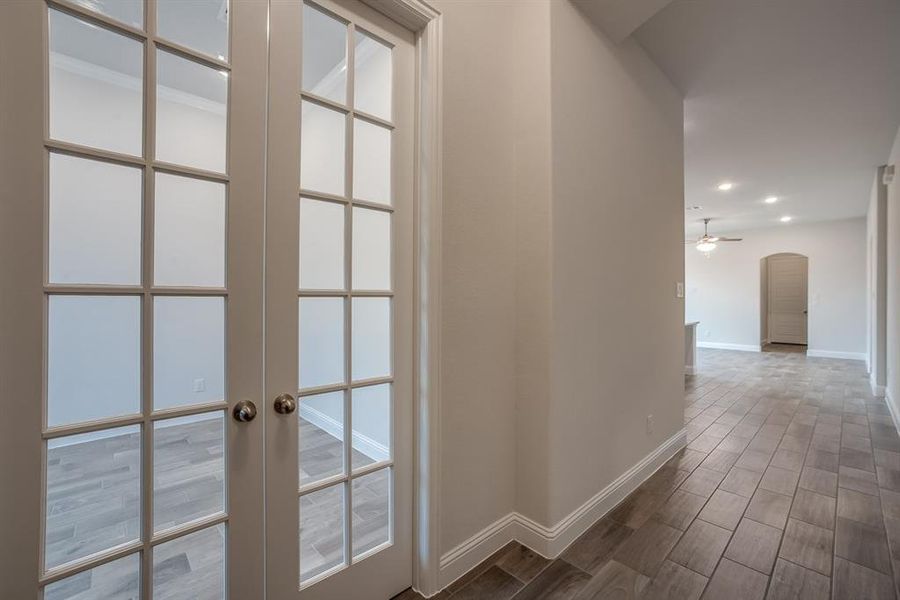 Beazer Homes Treeline Meridian Floorplan. This is not a photo of the actual home, but is a photo of the Meridian floorplan.