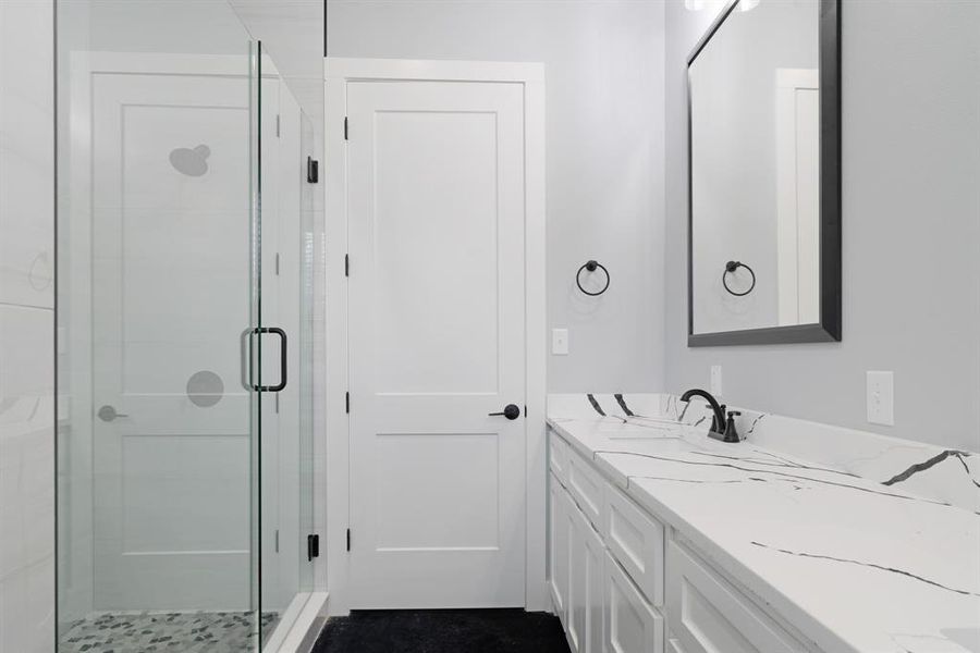 Furnished interior view inside a new home in , Blossom (Image 10).