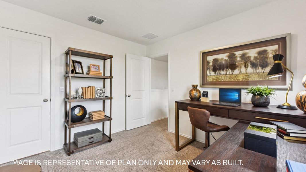 Furnished interior view inside a new home in Palomino, Manor (Image 32).