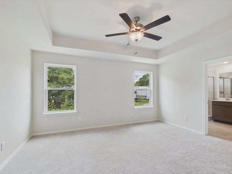 Spacious, unfurnished interior of a new home in Meadows at Oak Creek, San Antonio (Image 26). Spacious, unfurnished interior of a new home in Meadows at Oak Creek, San Antonio (Image 26).