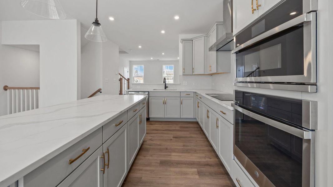 The Landon Plan in River District by DBR Homes in Charlotte, N.C - Kitchen