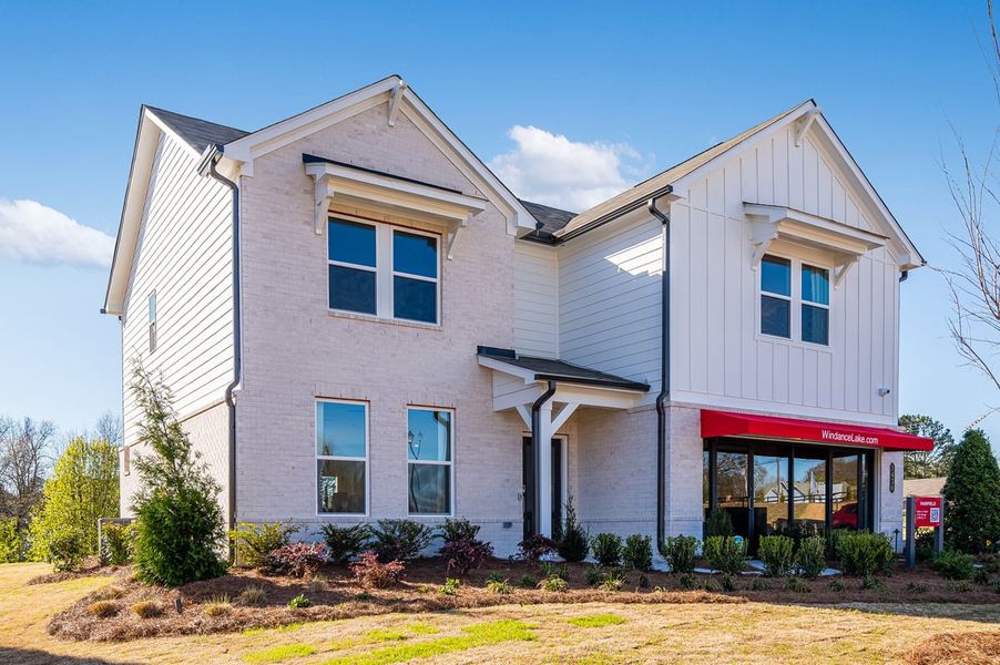 Representative exterior photo of a completed home built from the Fairfield by Taylor Morrison in Windance Lake, Loganville, GA (Image 21).
