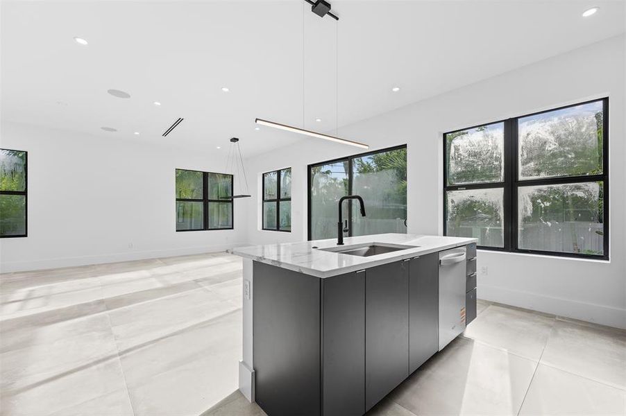 Furnished interior view inside a new home in , Fort Lauderdale (Image 9). Furnished interior view inside a new home in , Fort Lauderdale (Image 9).