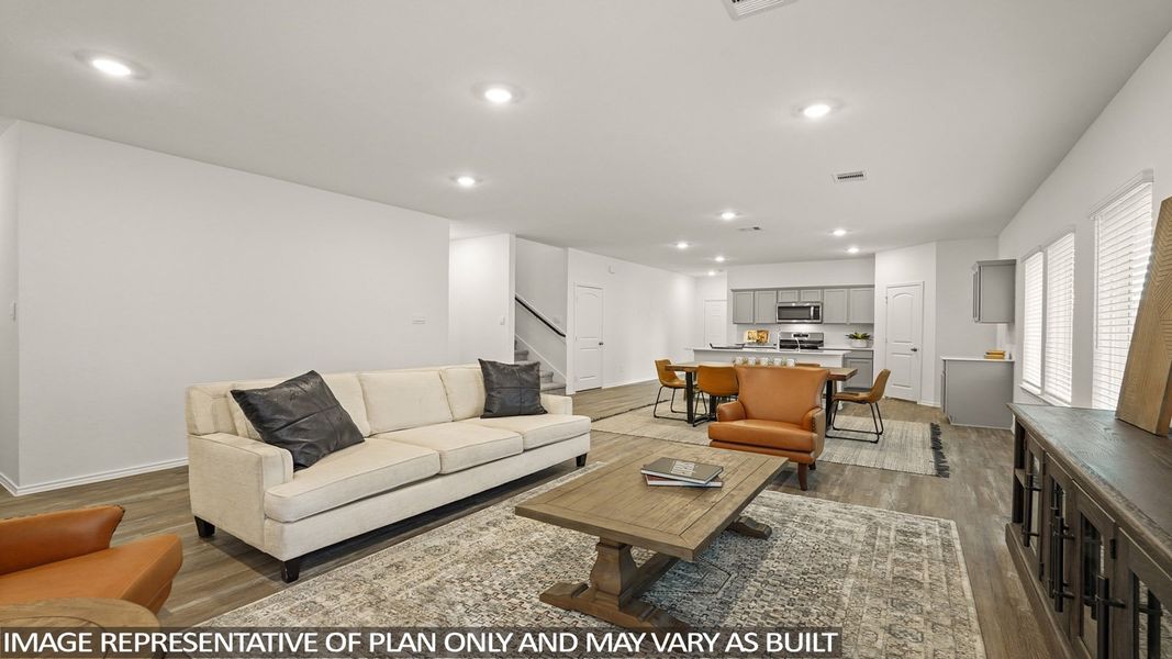 Furnished interior view inside a new home in Grand Pines, Magnolia (Image 5). Furnished interior view inside a new home in Grand Pines, Magnolia (Image 5).