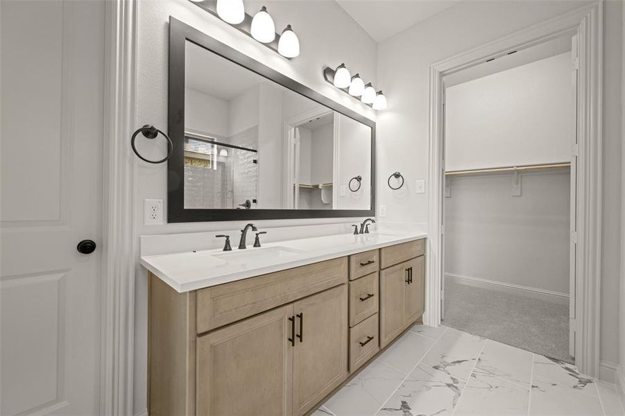 Furnished interior view inside a new home in The Retreat - Phase 1, Waxahachie (Image 12).