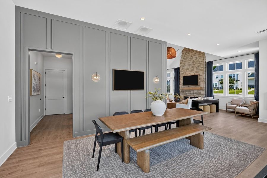 Furnished interior view inside a new home in Silverstone, Knightdale (Image 22).