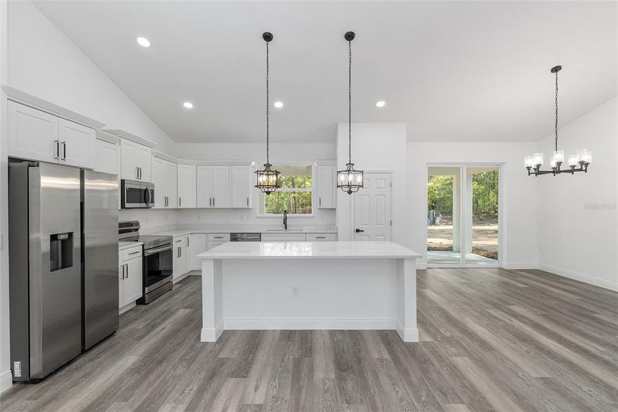 Furnished interior view inside a new home in , Dunnellon (Image 9).