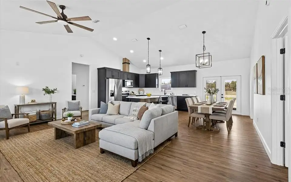 Furnished interior view inside a new home in , Live Oak (Image 9). Furnished interior view inside a new home in , Live Oak (Image 9).