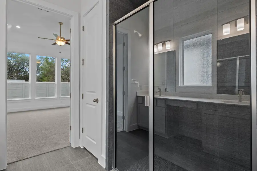 Walk-in shower in Primary Bath