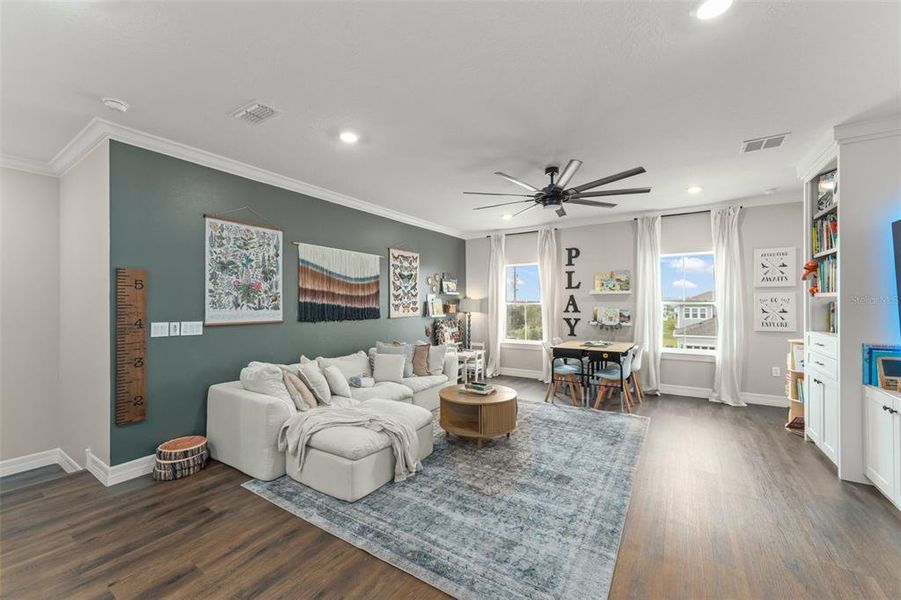 Furnished interior view inside a new home in , Winter Garden (Image 6). Furnished interior view inside a new home in , Winter Garden (Image 6).