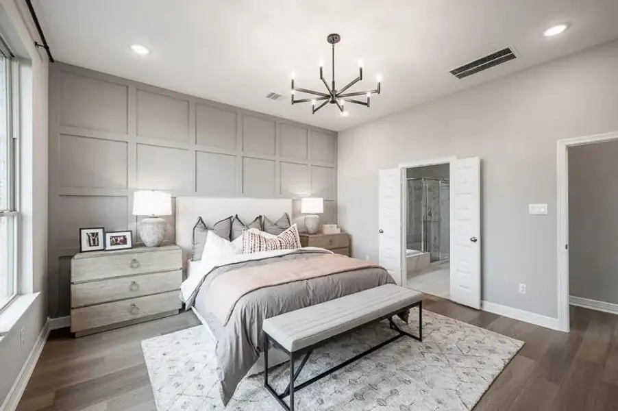 Furnished interior view inside a new home in Woodson’s Reserve 45′, Spring (Image 7). Furnished interior view inside a new home in Woodson’s Reserve 45′, Spring (Image 7).