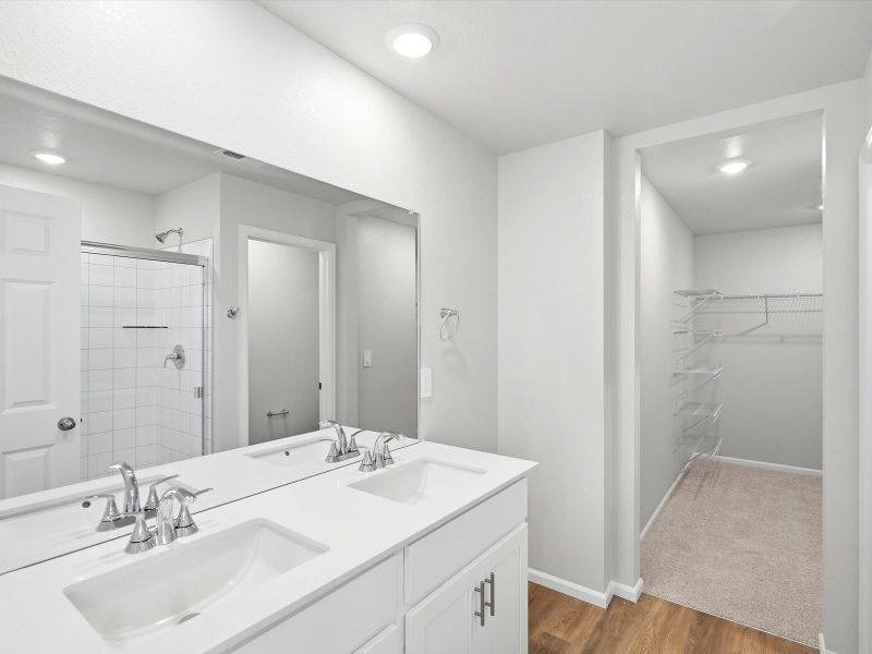 Furnished interior view inside a new home in Revere at Johnstown, Johnstown (Image 7).
