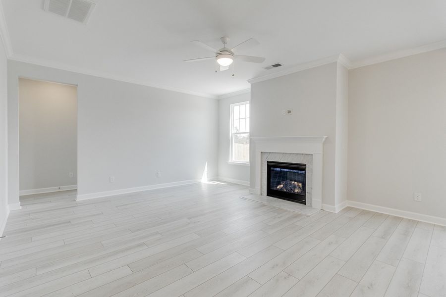 Spacious, unfurnished interior of a new home in Gates at Windermere, Blythewood (Image 24).