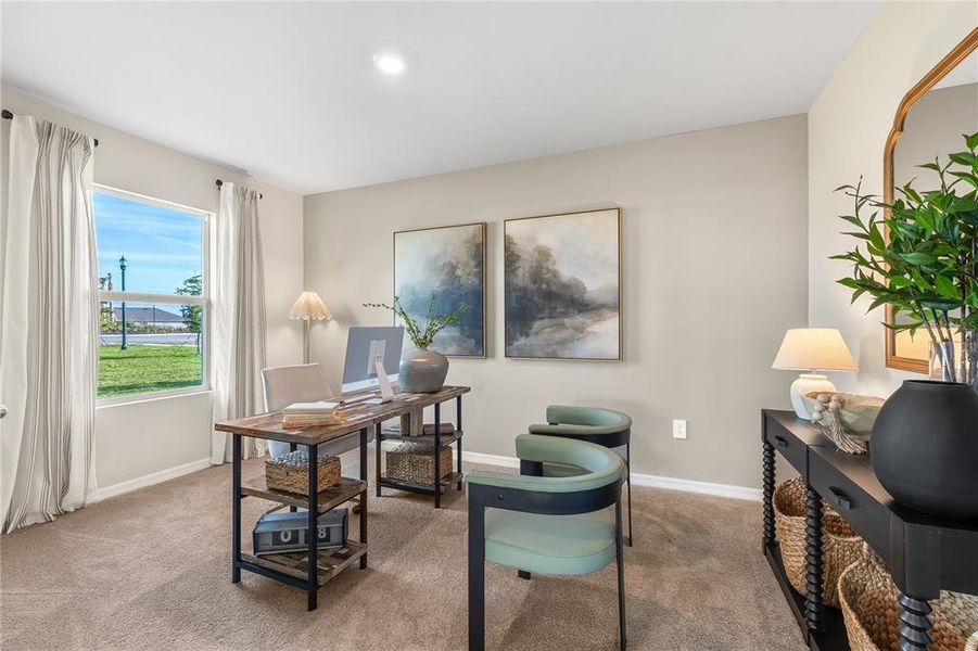 Furnished interior view inside a new home in Central Parc, North Port (Image 8). Furnished interior view inside a new home in Central Parc, North Port (Image 8).