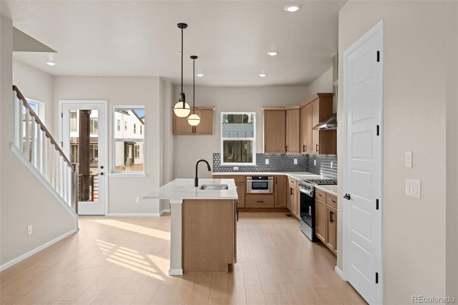 Furnished interior view inside a new home in Baseline, Broomfield (Image 8).