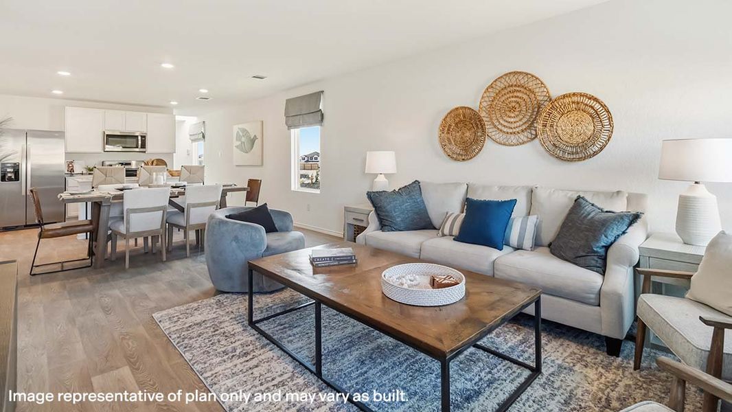 Furnished interior view inside a new home in Hickory Ridge, Elmendorf (Image 7).