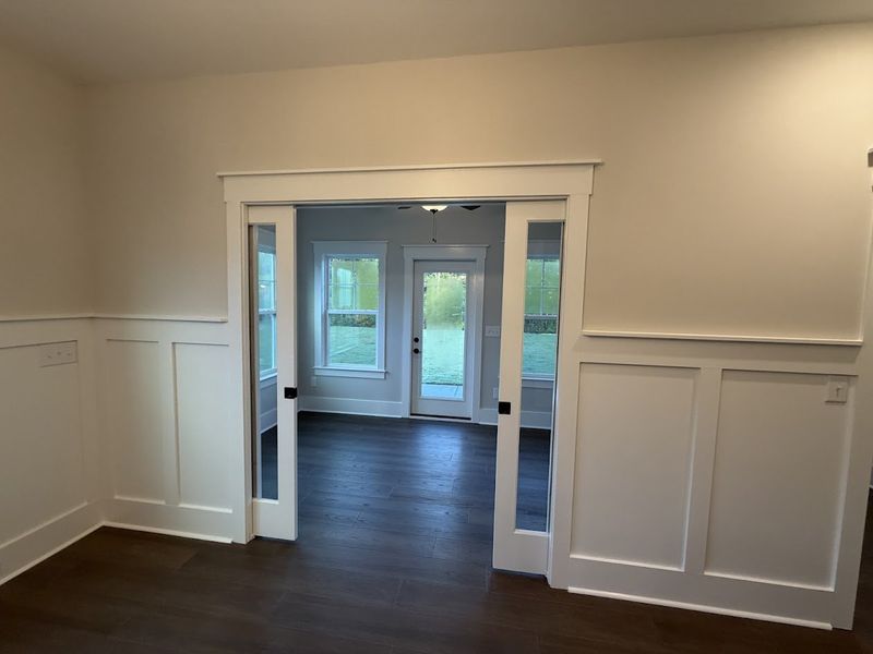 Spacious, unfurnished interior of a new home in Songbird, Hampstead (Image 25). Spacious, unfurnished interior of a new home in Songbird, Hampstead (Image 25).
