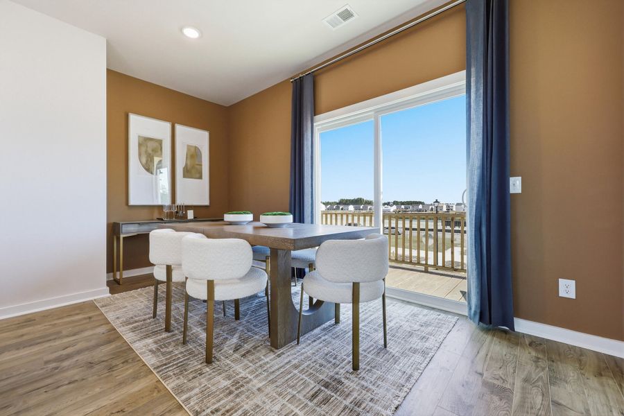 Furnished interior view inside a new home in Westpark at Cane Bay, Summerville (Image 9). Furnished interior view inside a new home in Westpark at Cane Bay, Summerville (Image 9).