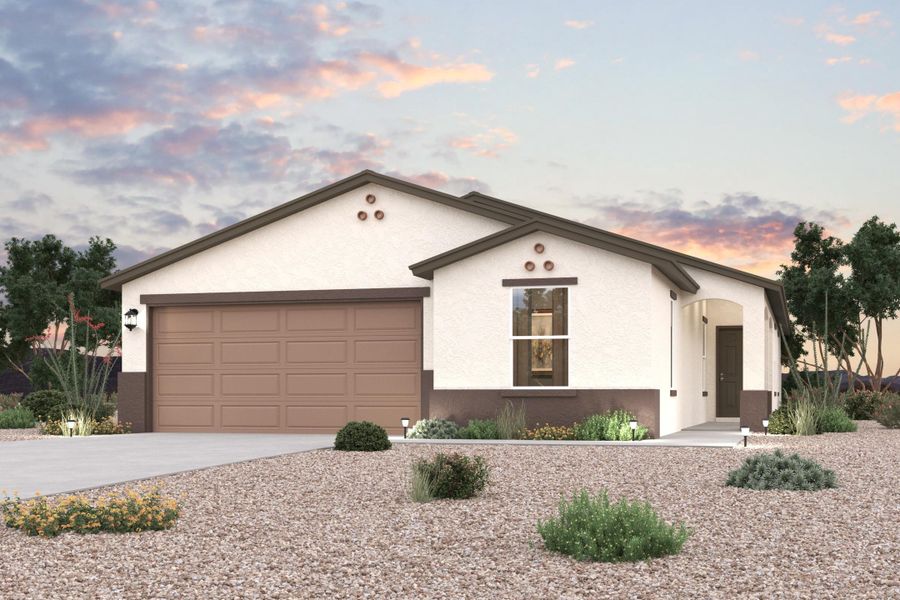 Representative exterior photo of a completed home built from the Ravenna by Century Complete in Antelope Park, Prescott Valley, AZ (Image 1).
